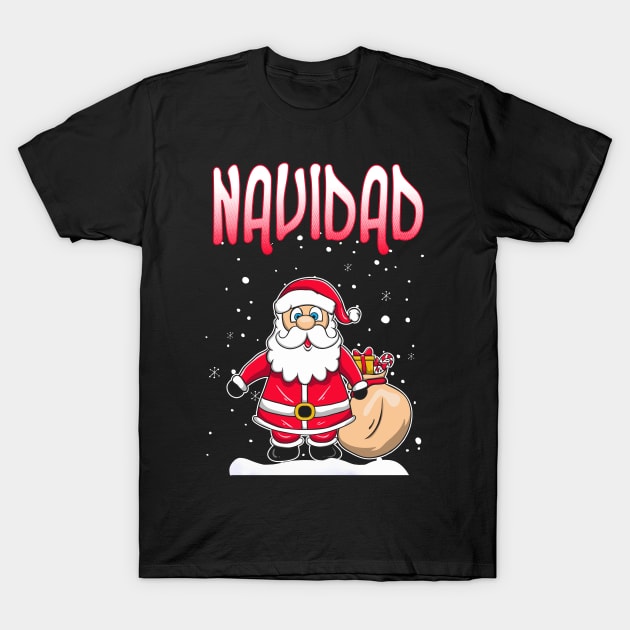 Feliz Navidad Matching Couple Sweaters T-Shirt by KsuAnn